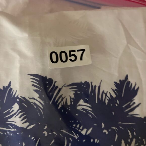 Hawaii Hangover Dress Diamond Head Beach Palm in Navy size S - Picture 8 of 8